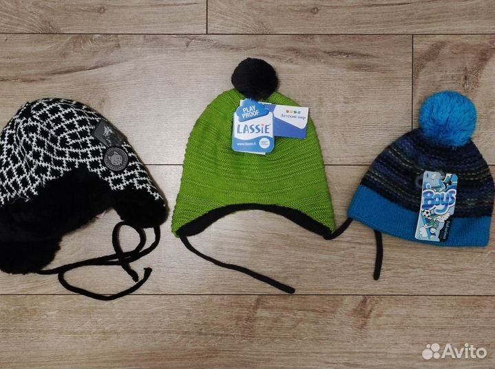 Новые фирменные Шапки, шлемы, краги, пинетки