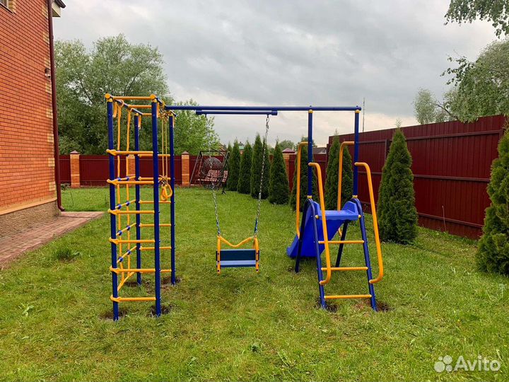 Детская площадка для дачи с горкой 2м