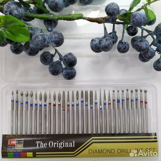 Набор фрез алмазных для аппаратного маникюра