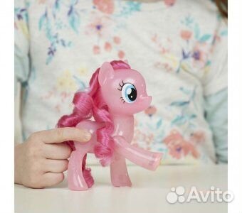 Новая Pinkie Pie My Little Pony мерцающая пони