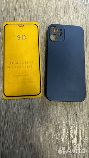 Чехол и стекло на iPhone 12 mini