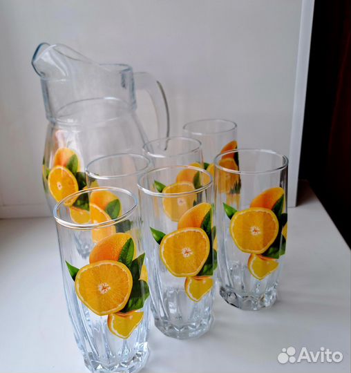 Графин и стаканы новый набор
