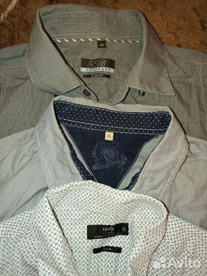 Мужская рубашка на рост до 180 см размер S