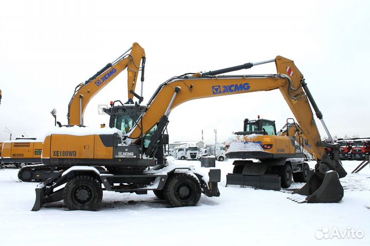 Колёсный экскаватор XCMG XE180WD, 2023