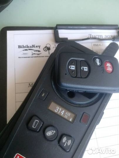 Смарт ключ Тойота Камри hyq14aab Америка