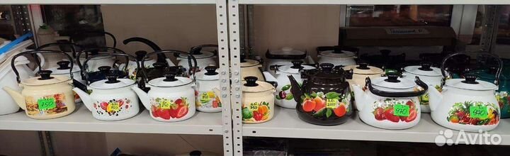 Эмалированные чайники