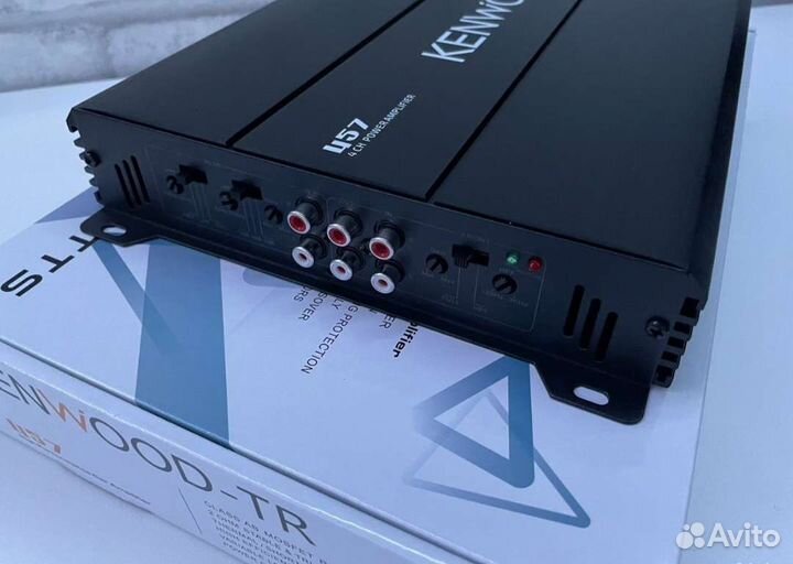 Автомобильный усилитель 4 канала Kenwood