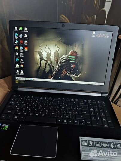 Игровой ноутбук Acer Aspire A715-71G
