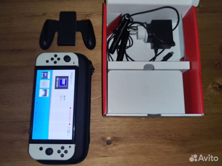 Nintendo switch oled прошитый picofly 64+256гб