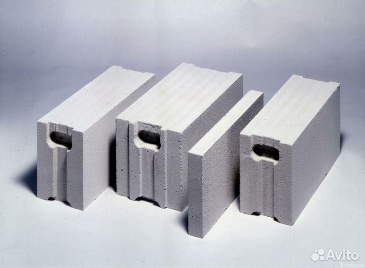 Газобетонные блоки 625 x 200 x 250 мм