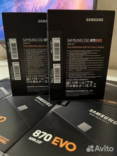 SSD Samsung 870 EVO 500GB Оригинал Новые