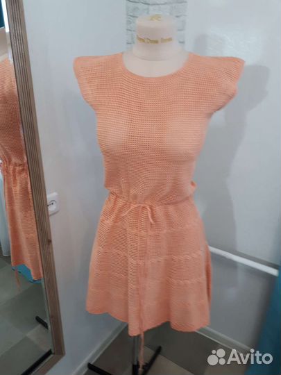 Платье вязанное крючком