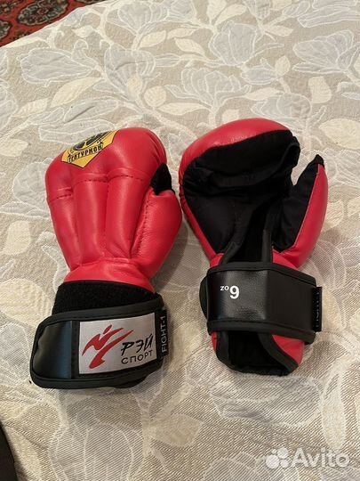 Перчатки для каратэ детские 6 оz