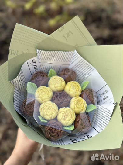 Шоколадные розы, Цветы букет