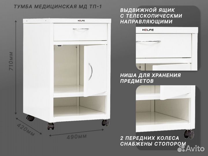 Тумбы медицинские в Владимире