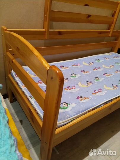 Детская кровать от 3 лет с матрасом б/у