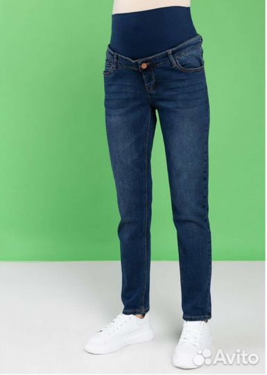 Джинсы для беременных 48 I love mum