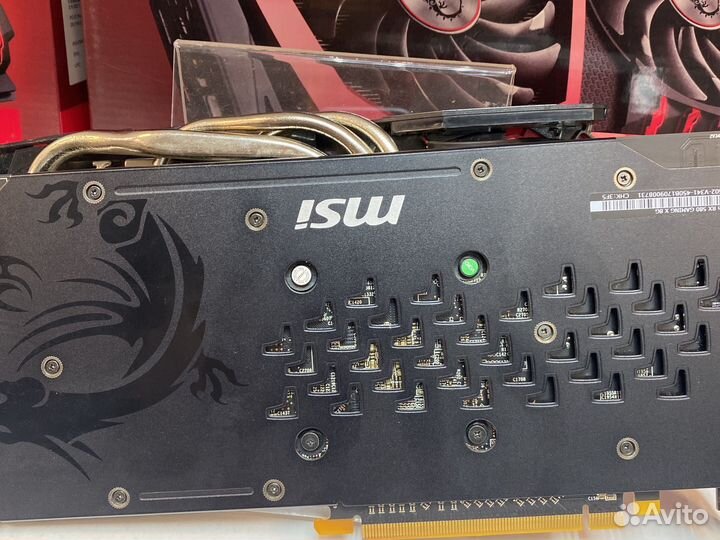 Видеокарта RX 580 4gb MSI