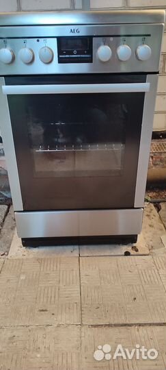 Плита стеклокерамика бу aeg 47005v9-wn in