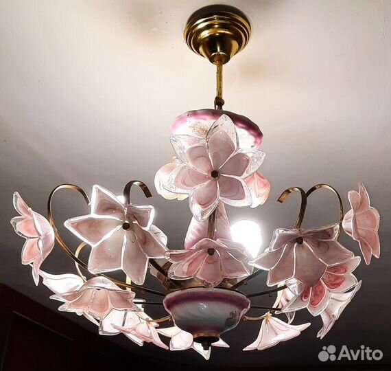 Продам люстру светодиодн. Грибы, люстру Лепестки