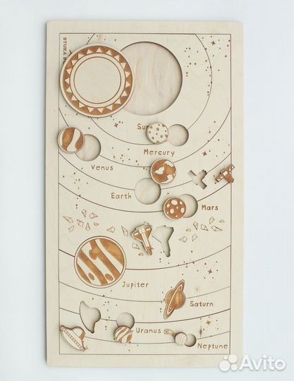 Пазл-вкладыш «Солнечная система»