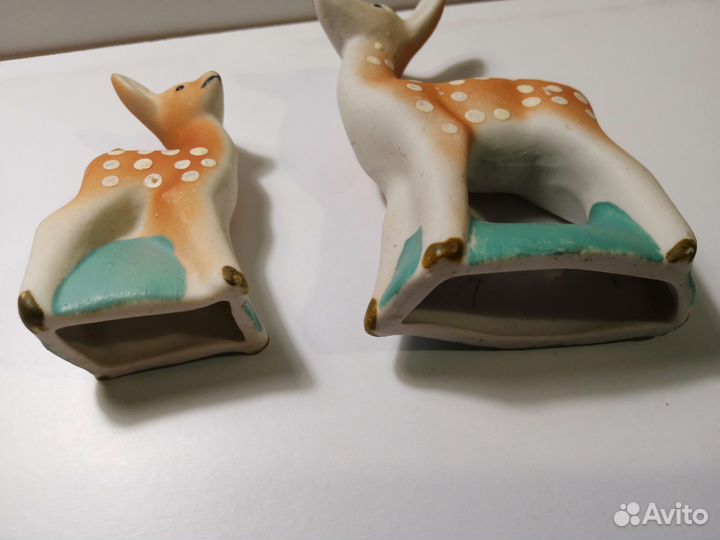 Олениха с Олененком. Гжель