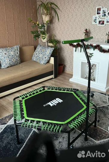 Батут для фитнеса с ручкой