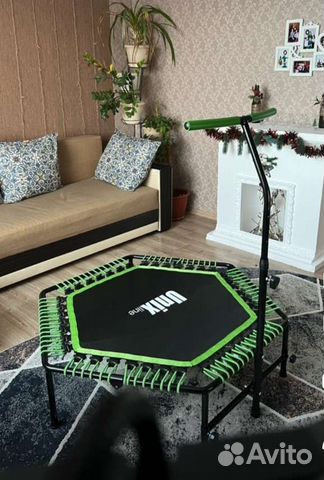 Батут для фитнеса с ручкой