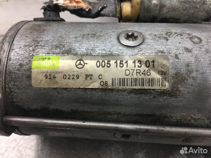 Стартер Mercedes C-Class W203 OM646 2.2 CDI 2004