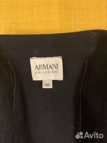 Пиджак черный Armani 42 размер