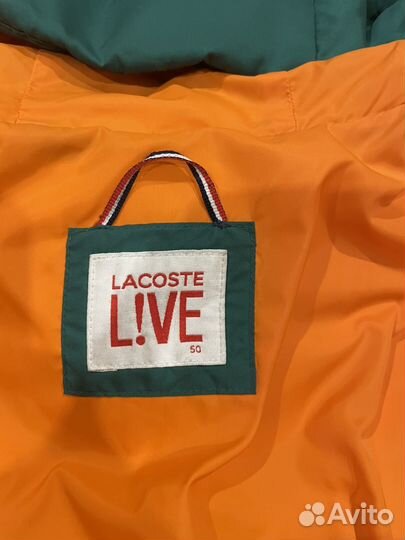 Пуховик lacoste