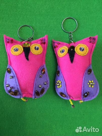 Брелоки из фетра