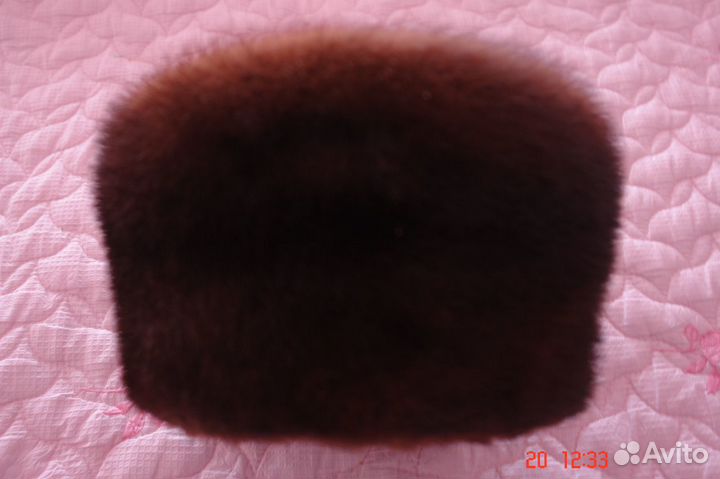 Норковая шапка женская 56 размер