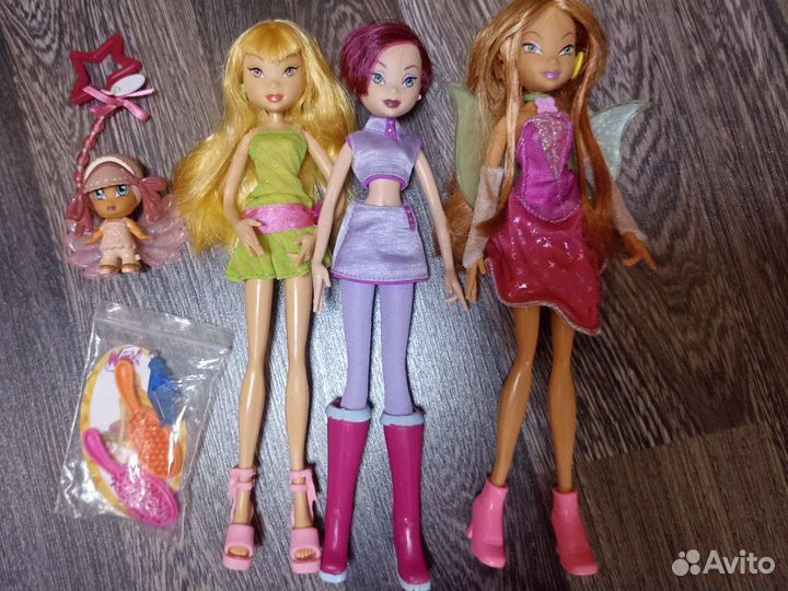 Winx винкс mattel фигурки наклейки коллекция