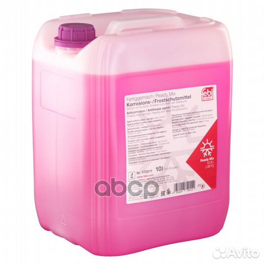 Антифриз 10 л., готовый G12+ (35C), фиолетового