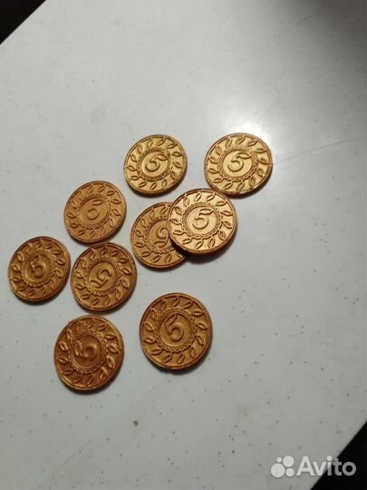 Золотая монета Пятерочка / Сокровища из Пятерочки