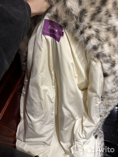 Искусственная шуба леопардовая