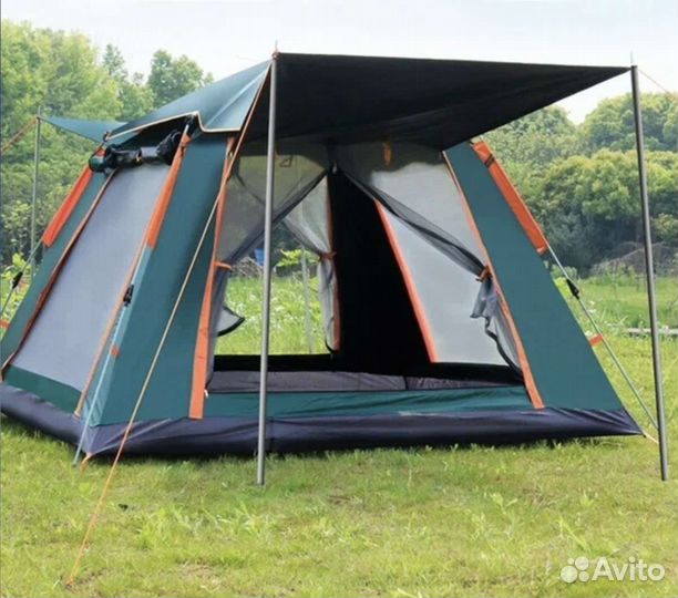 Палатка летняя 215-215 автомат теплый пол