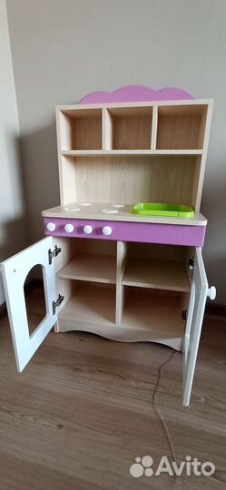 Детская кухня деревянная новая