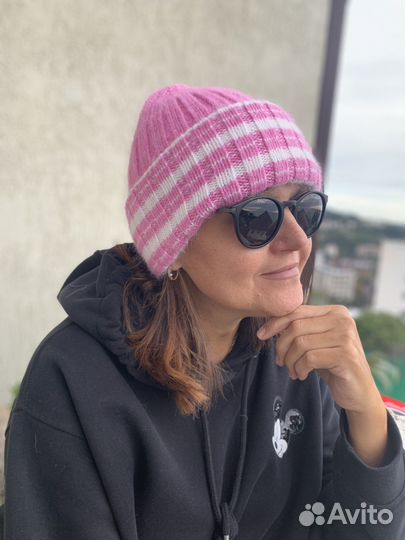 Шапка двойная с отворотом