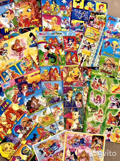 Наклейки Винкс, Братц, Чародейки, Тотали Спайс