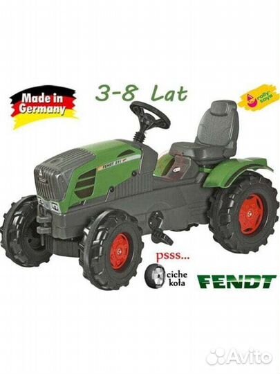 Веломобили Rolly Toys Rolly Toys rollyFarmTrac Wielki Traktor Fendt na peday