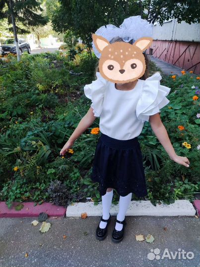 Школьные блузки 122-128