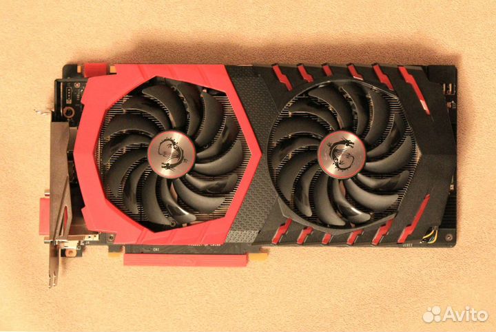 Видеокарта MSI geforce GTX 1070 gaming X