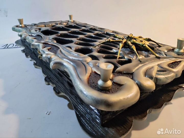 Нарды ручной работы со стеклом