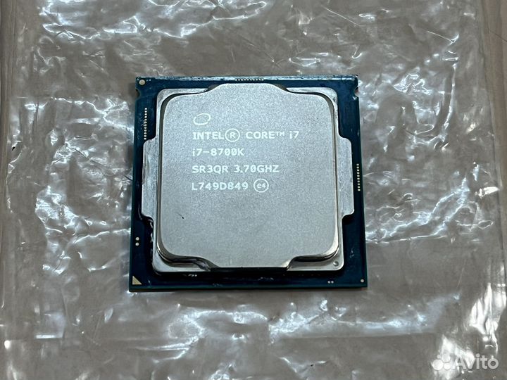 Процессор intel core i7-8700K + Радиатор