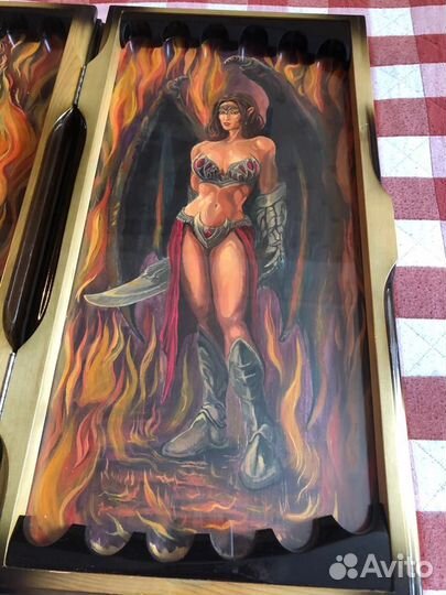 Нарды резные ручной работы