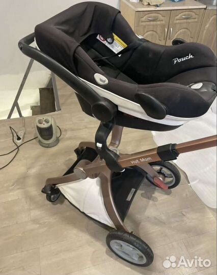 Коляска 3 в 1hot mom