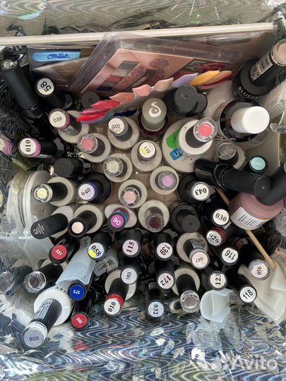 Уф-лампа + материалы для маникюра