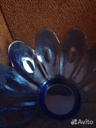 Ваза цветное стекло СССР